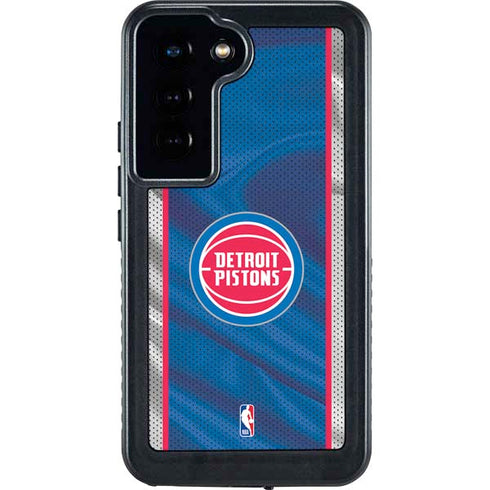 NBA Detroit Pistons Away Jersey Galaxy S24 Waterproof Case