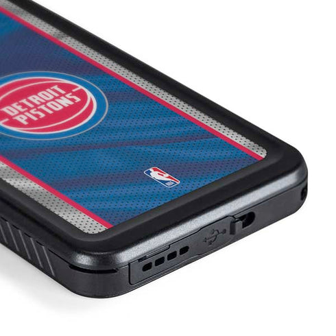 NBA Detroit Pistons Away Jersey Galaxy S24 Waterproof Case