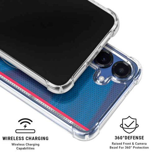 NBA Detroit Pistons Away Jersey Galaxy S25 Plus Clear Case