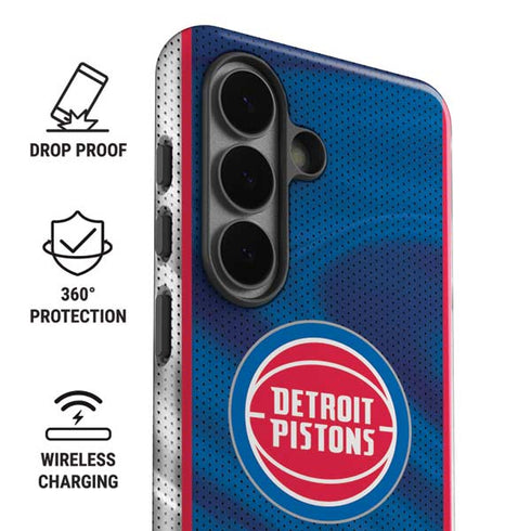 NBA Detroit Pistons Away Jersey Galaxy S26 Impact Case