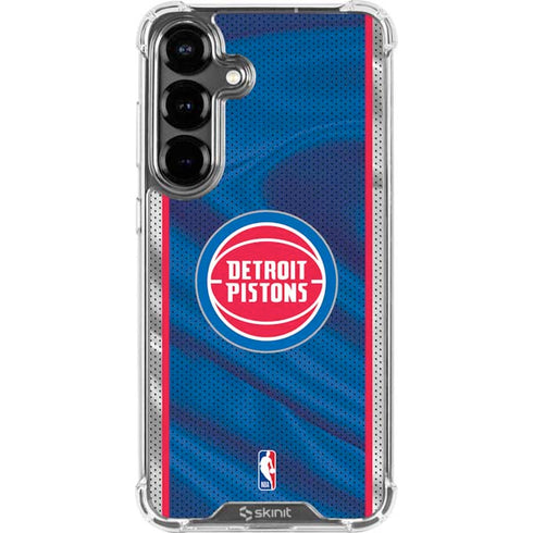 NBA Detroit Pistons Away Jersey Galaxy S26 Plus Clear Case