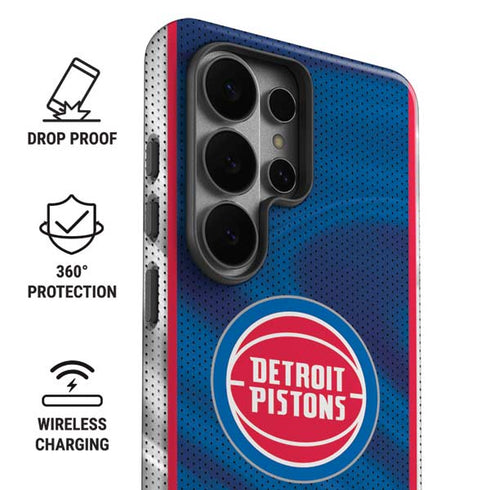 NBA Detroit Pistons Away Jersey Galaxy S26 Ultra Impact Case