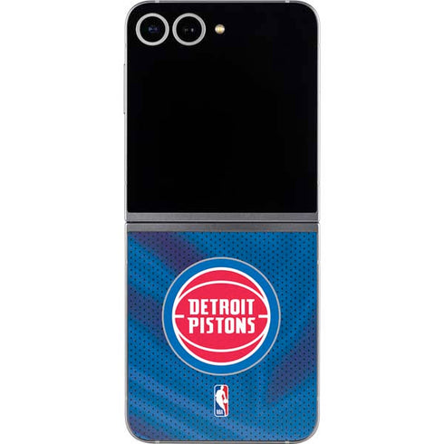 NBA Detroit Pistons Away Jersey Galaxy Z Flip6 Skin
