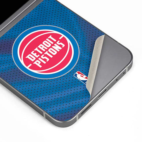 NBA Detroit Pistons Away Jersey Galaxy Z Flip6 Skin