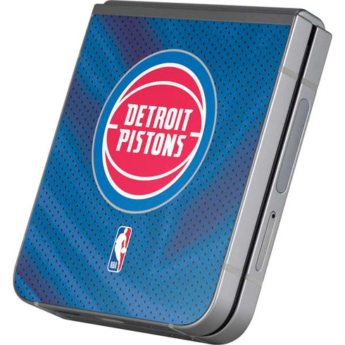 NBA Detroit Pistons Away Jersey Galaxy Z Flip6 Skin