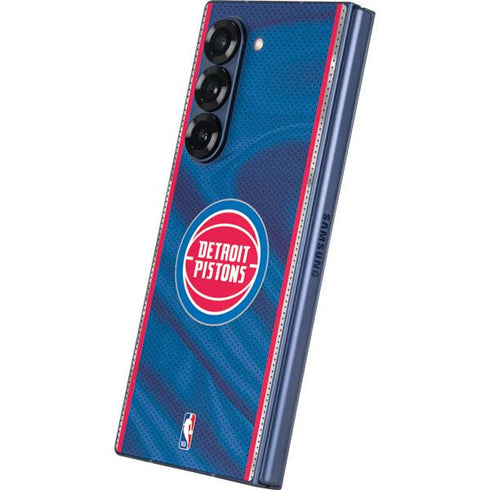 NBA Detroit Pistons Away Jersey Galaxy Z Fold6 Skin