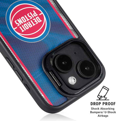 NBA Detroit Pistons Away Jersey iPhone 14 Kickstand Case
