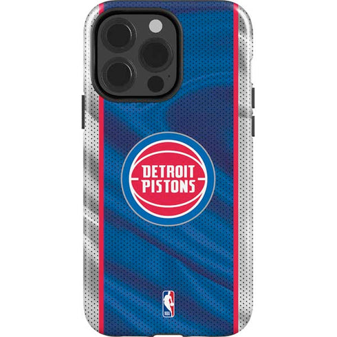 NBA Detroit Pistons Away Jersey iPhone 15 Pro Impact Case
