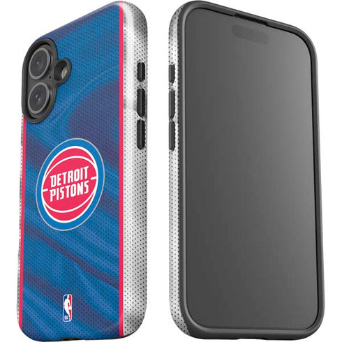 NBA Detroit Pistons Away Jersey iPhone 16 Impact Case