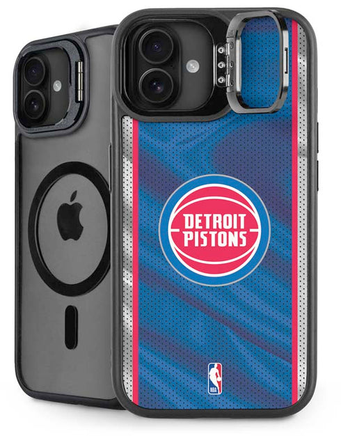 NBA Detroit Pistons Away Jersey iPhone 16 Kickstand Case