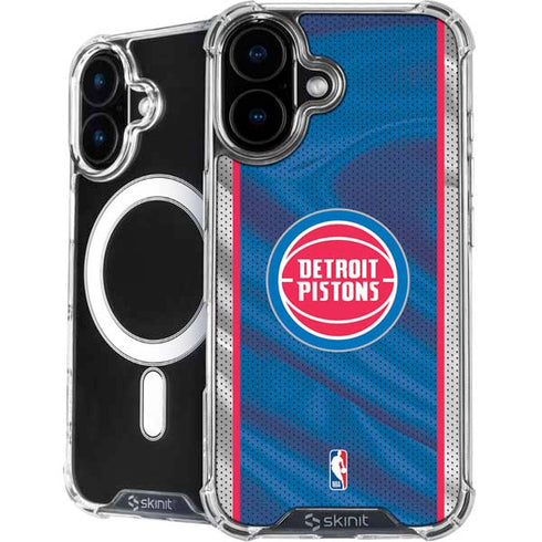 NBA Detroit Pistons Away Jersey iPhone 16 MagSafe Case