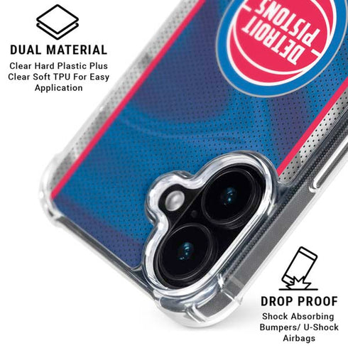 NBA Detroit Pistons Away Jersey iPhone 16 MagSafe Case