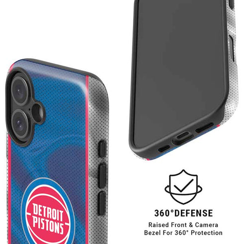 NBA Detroit Pistons Away Jersey iPhone 16 Magsafe Impact Case