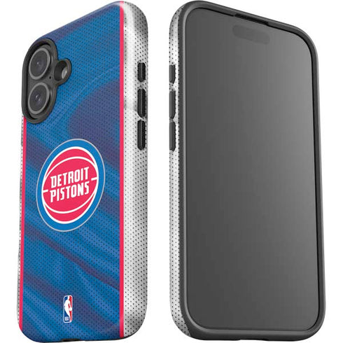 NBA Detroit Pistons Away Jersey iPhone 16 Plus Impact Case