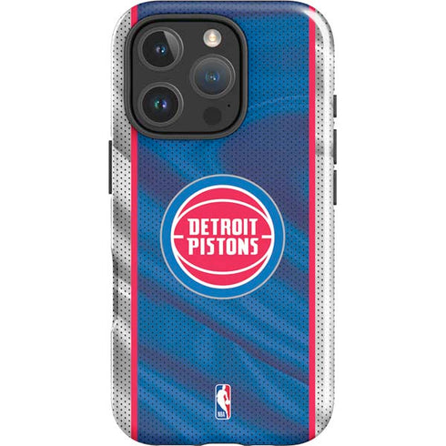 NBA Detroit Pistons Away Jersey iPhone 16 Pro Max Impact Case