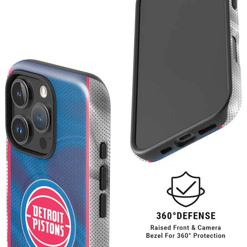NBA Detroit Pistons Away Jersey iPhone 16 Pro Max Magsafe Impact Case