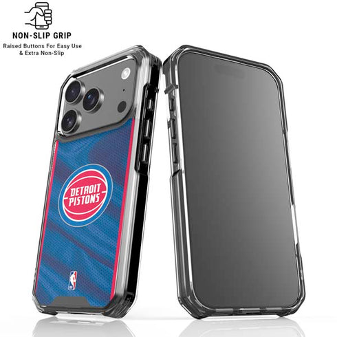 NBA Detroit Pistons Away Jersey iPhone 18 Pro Clear Case