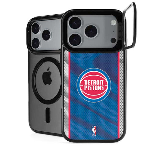 NBA Detroit Pistons Away Jersey iPhone 18 Pro Kickstand Case