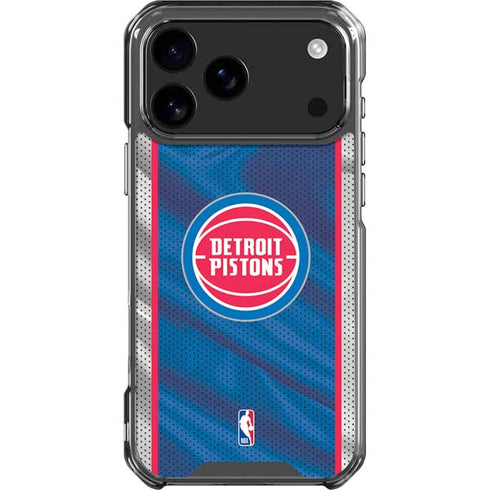 NBA Detroit Pistons Away Jersey iPhone 18 Pro Max Clear Case