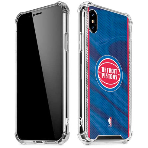 NBA Detroit Pistons Away Jersey iPhone X/XS Clear Case
