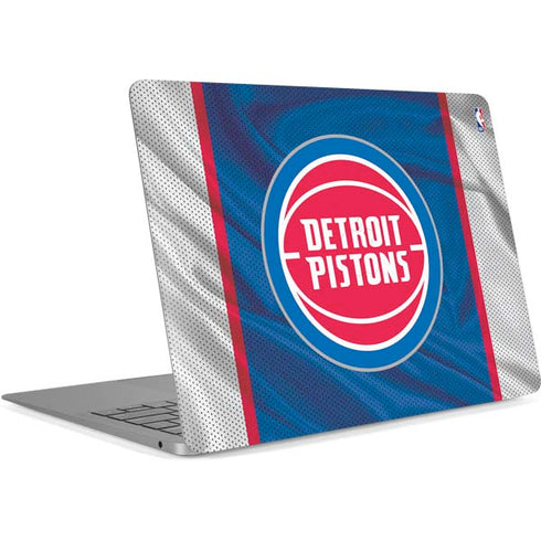 NBA Detroit Pistons Away Jersey Apple MacBook Air Skin