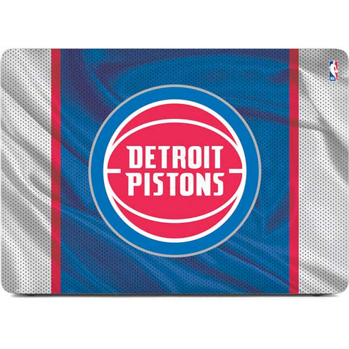 NBA Detroit Pistons Away Jersey Apple MacBook Air Skin