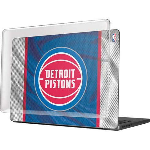 NBA Detroit Pistons Away Jersey MacBook Pro 14in (2021-24) Case plus Skin