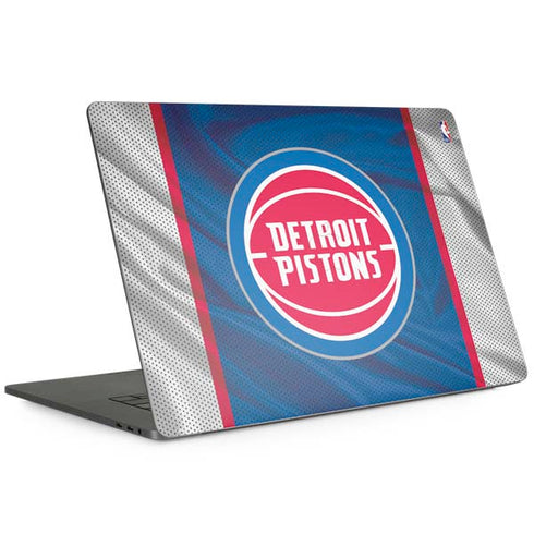 NBA Detroit Pistons Away Jersey MacBook Skins