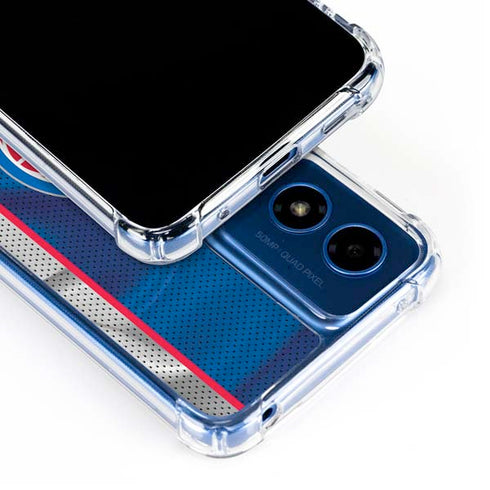 NBA Detroit Pistons Away Jersey Moto G 5G (2024) Clear Case