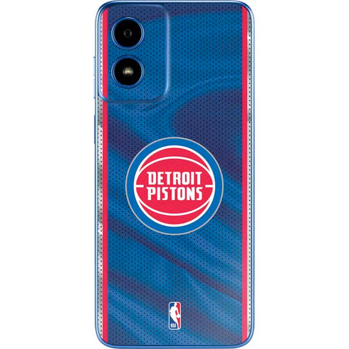 NBA Detroit Pistons Away Jersey Moto G Play 4G (2024) Skin