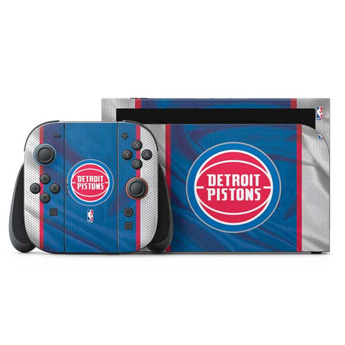 NBA Detroit Pistons Away Jersey Nintendo Skins