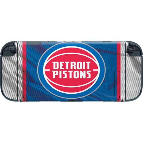 NBA Detroit Pistons Away Jersey Nintendo Switch 2 (2025) with Joy-Con Skin