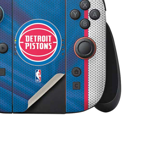 NBA Detroit Pistons Away Jersey Nintendo Switch 2 (2025) Joy-Con Controller Skin