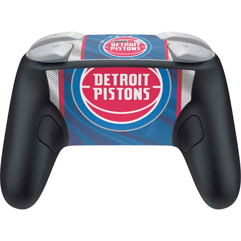 NBA Detroit Pistons Away Jersey Nintendo Switch 2 (2025) Pro Controller Skin