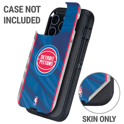 NBA Detroit Pistons Away Jersey Otterbox Defender iPhone Skin