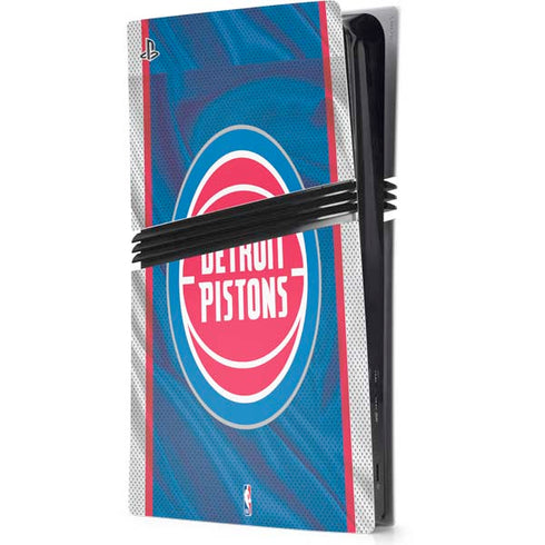 NBA Detroit Pistons Away Jersey PS5 Pro Console Skin