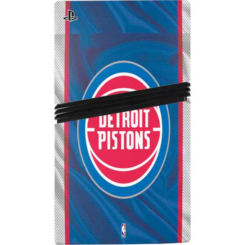NBA Detroit Pistons Away Jersey PS5 Pro Console Skin