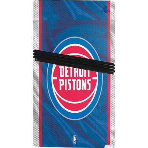 NBA Detroit Pistons Away Jersey PS5 Pro Console Skin
