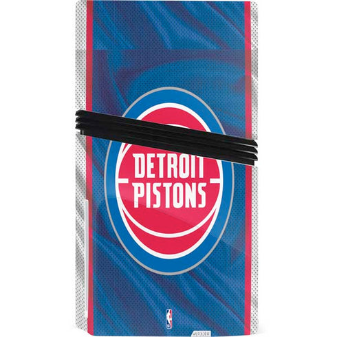 NBA Detroit Pistons Away Jersey PS5 Pro Disk Console Skin