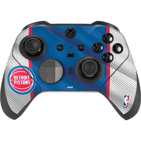 NBA Detroit Pistons Away Jersey Xbox Elite Wireless Controller Series 2 Skin