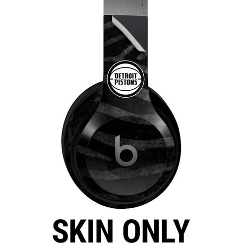 NBA Detroit Pistons Black Animal Print Beats Solo 4 Wireless Headphones Skin