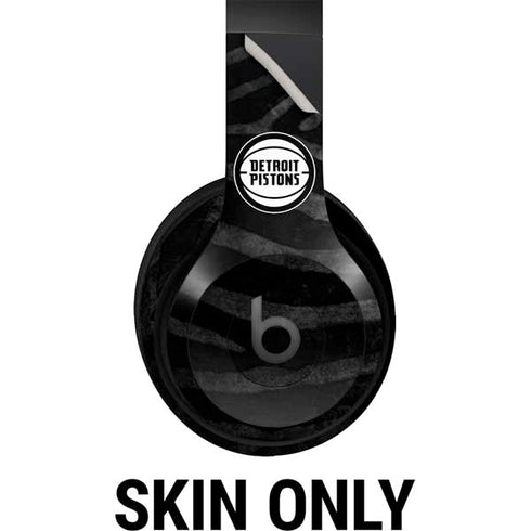 NBA Detroit Pistons Black Animal Print Beats Studio Pro Wireless Headphones Skin