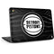 NBA Detroit Pistons Black Animal Print HP Chromebook Skin