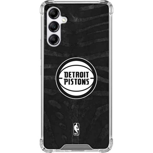 NBA Detroit Pistons Black Animal Print Gabb Phone 4 Clear Case