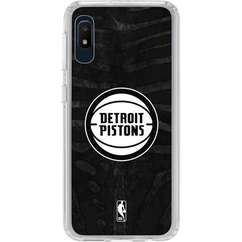 NBA Detroit Pistons Black Animal Print Galaxy Cases