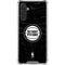 NBA Detroit Pistons Black Animal Print Galaxy A17 Clear Case