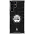 NBA Detroit Pistons Black Animal Print Galaxy S23 Ultra Clear Case