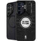 NBA Detroit Pistons Black Animal Print Galaxy S25 Plus Kickstand Case