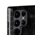 NBA Detroit Pistons Black Animal Print Galaxy S25 Ultra Impact Case