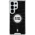 NBA Detroit Pistons Black Animal Print Galaxy S25 Ultra Clear Case
